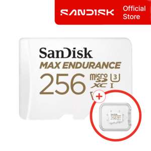 샌디스크 Max Endurance 블랙박스 마이크로 SD 카드 + 보관 케이스 패키지