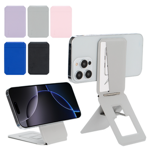 아이시(isee) 맥세이프 각도조절 라이브방송 스탠드 삼각대 멀티 셀카봉 카드지갑 (카드1장)