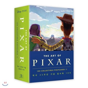 픽사 25주년 기념 엽서북 100 : 픽사 아트 엽서북, 아르누보, Disney,Pixar Animation Stud...