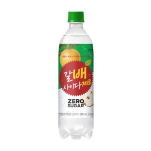 [본사직영]갈배 사이다 제로 500ml PET 4X6 24입, 24개