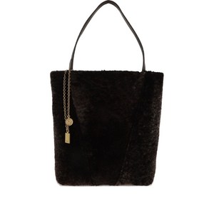 끌로에 시어링 패널 토트 백