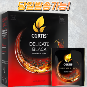 CURTIS 델리케이트 블랙 티백 (100개입) CURTIS DELICATE BLACK TEA (100EA), 1개, 1.7g, 100개입