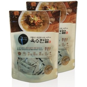 해통령 육수한알 진한맛 자연조미료 휴대용 멸치국물, 100g, 6개