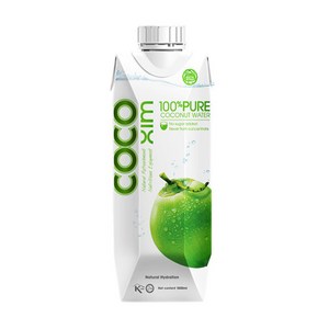 코코씸 100프로 퓨어 코코넛 워터, 1L, 12개