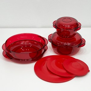 타파웨어 렌지용기 렌지용기 렌지찬통 냉동밥용기 냉동용기, 1개, 1.5L레드