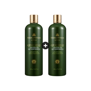 [1+1]테라피션 여성남성 중지성용 두피 천연 딥클린 탈모 샴푸 500ml, 펌프, 2개