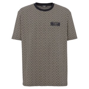 발망 모노그램 자카드 티셔츠, 블랙계열, Standard M(KR 105)