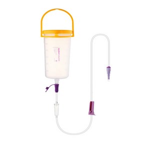 Ucomfor 피딩세트 600mL NON PVC 피딩통+피딩줄 유랩케어출고, 1개