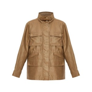 몽클레르 리넨 유틸리티 재킷, 브라운계열, Numeric 3(KR 77)