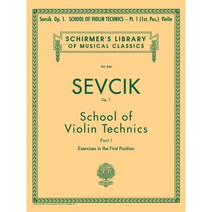 Sevcik - The School of Violin Technics Op. 1 - Book 1 세프치크 - 바이올린 테크닉 Op.1 - 1권 Schime 셔머