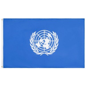 un flag 유엔 깃발 세계연합 글로벌 세계평화 가림천 가림막 국기, 1개