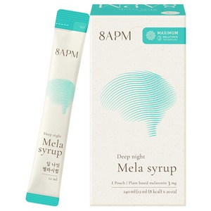 8APM 딥 나잇 멜라시럽 (12ml x 20포), 240ml, 1개