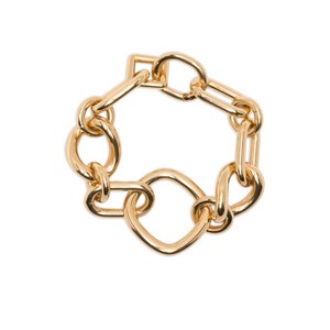 셀린느 링크 체인 브레이슬릿, L, 골드계열
