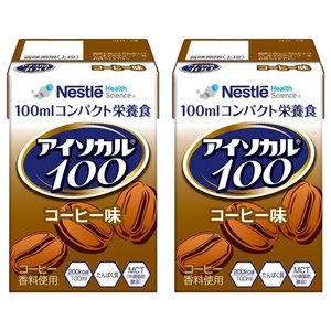 네슬레헬스사이언스 아이소카르 100 콤팩트 영양식 커피 맛, 100ml, 2개