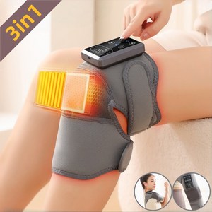 무릎 마사지기 어깨 마사지기 팔꿈치 마사지기 3-in-1 저주파 온열 마사지기 다기능 마사지기 온열 마사지기