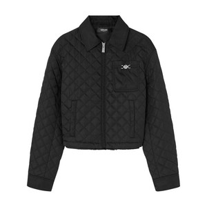 베르사체 퀼팅 블루종 재킷