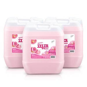 피죤 섬유유연제 핑크로즈 본품, 20L, 3개