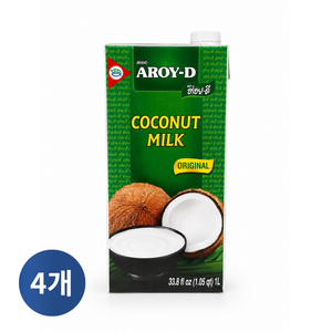 아로이디 코코넛 밀크, 1L, 4개