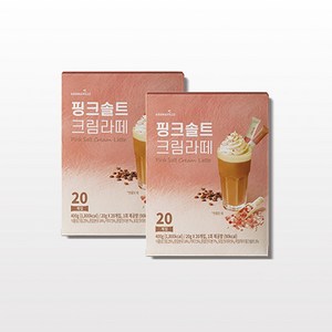 아로마빌 핑크솔트 크림라떼 20g X 20스틱 2개, 20개입