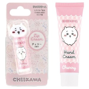 치이카와 마스코트 립밤 20g + 핸드크림 체리향 30g