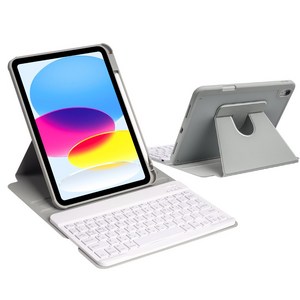 DUNNO 360도 회전 탈착식 블루투스 아이패드 키보드 케이스