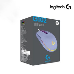 로지텍 G102IC 2세대 LIGHTSYNC 게이밍 유선마우스 벌크 MU0054
