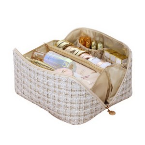 RUNHome 대용량 휴대용 모던 여행용 화장품 파우치 명품 가방