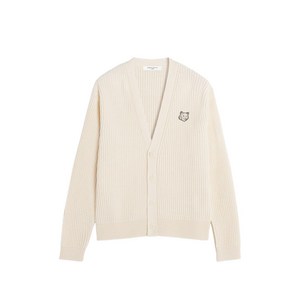 메종키츠네 폭스 헤드 코튼 가디건, 베이지계열, Standard XL(KR 110)