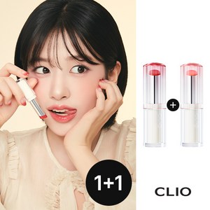 [1+1] 클리오 크리스탈 글램 밤, 005 꿀 라즈베리, 004 꿀 사과, 1개