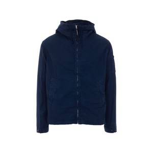 C.P.컴퍼니 로고 패치 후드 재킷, 블루계열, Standard M(KR 100)