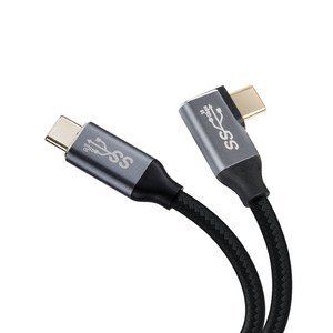 USB 3.1 C타입 Gen2 꺽임 고속 충전케이블 3m JA083, 1개