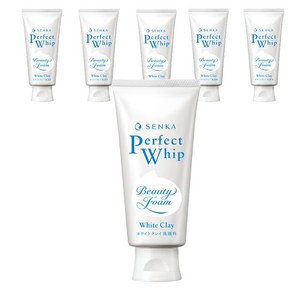 센카 퍼펙트 휩 화이트 클레이, 120g, 6개