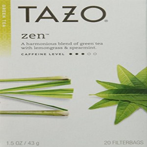 Tazo Zen Filterbag Tea 20 Count (Pack of 4)