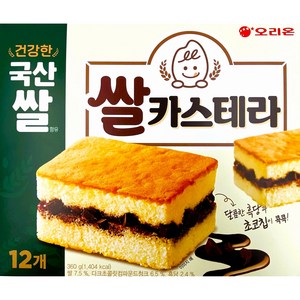 오리온 국산쌀 쌀카스테라, 360g, 1개