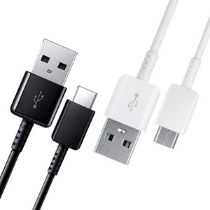 [HBG] 삼성 전용 1+1 USB C타입 고속 충전 데이터 통신 케이블 갤럭시 스마트폰 탭 북 호환