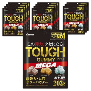 카바야 터프 구미 메가 콜라 + 에너지 드링크 + 소다, 203g, 12개