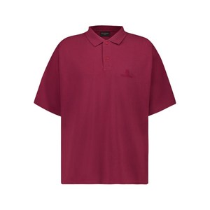 발렌시아가 로고 자수 폴로 셔츠, 레드계열, Standard S(KR 100)