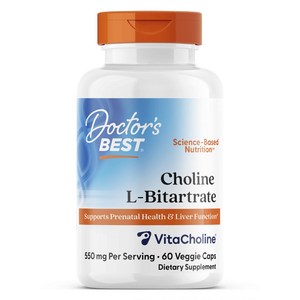 닥터스베스트 콜린 L-비타트레이트 비타콜린 550mg 베지 캡, 60정, 1개