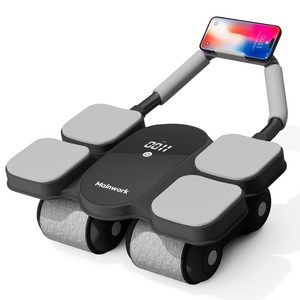 메인워크 스마트 ab 슬라이드 복근 운동기 리바운드 무소음 AB 슬라이드 실내 코어 운동 기구 + 프리미엄 무릎패드