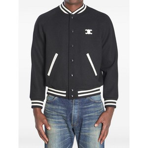 셀린느 트리오페 테디 자수 재킷, 블랙계열+화이트계열, IT/FR 50(KR 105)