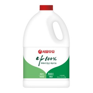 서울우유 나100% 우유 2300mL, 2.3L, 3개