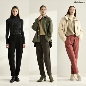 [Chistina n Co] 크리스티나앤코 24FW 융기모 코듀로이 팬츠 3종