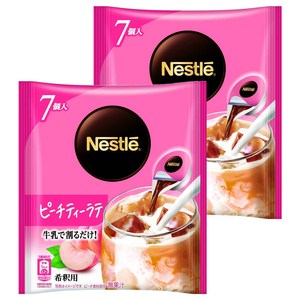 네슬레 피치 티 라테 포션 7개입