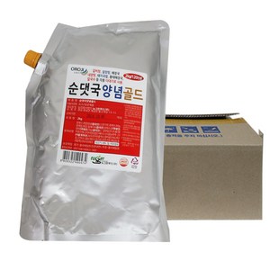 뉴그린 순대국 양념 2kg 6개 1박스