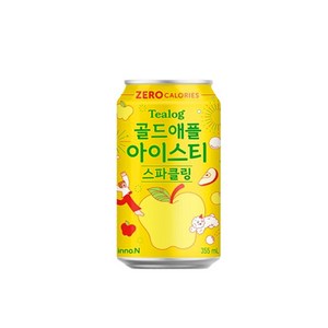 골든싸이]티로그_골드애플아이스티스파클링제로355ml12개, 355ml, 24개