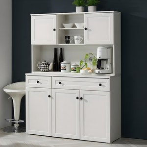 장인가구 이브 1200 서랍 주방수납장 상부장세트 방문설치