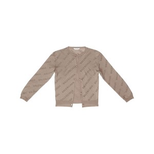 발렌시아가 로고 프린트 가디건, 베이지계열, Standard S(KR 55)