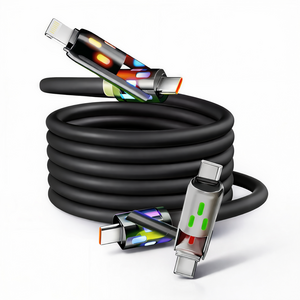 GACA 스마트폰 고속 충전 240W 4in1 멀티 케이블 2M