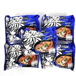 WAI WAI NOODLES 툼쿨롱 플레이버 60g 제품, 5개