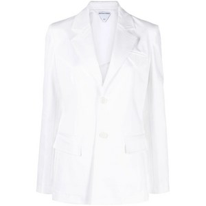 보테가 베네타 single-breasted cotton blazer